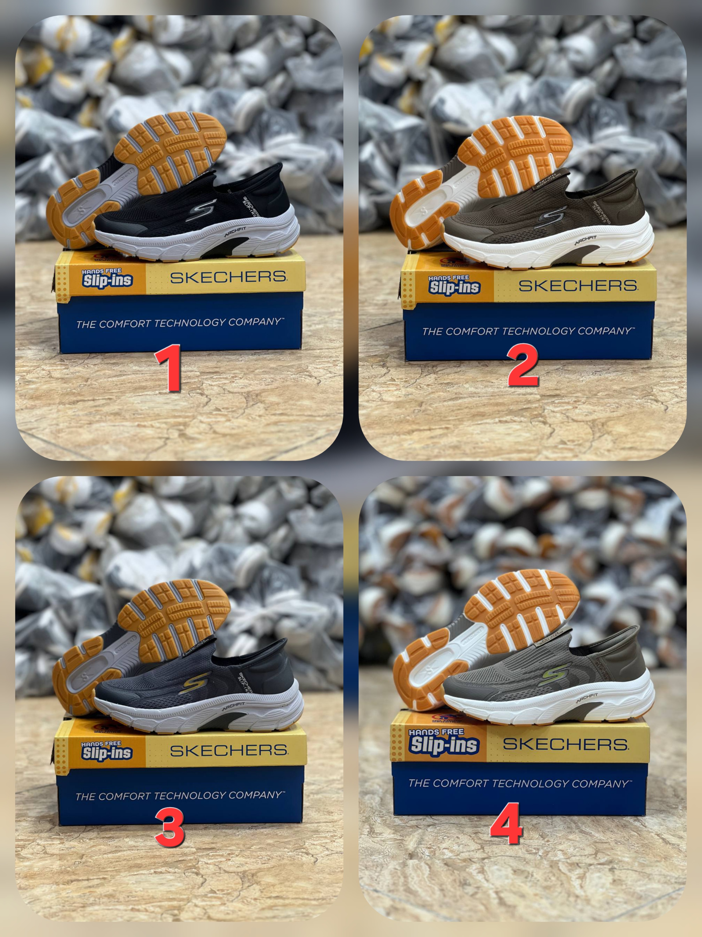 کتونی اسکیچرز مدل Skechers Arch Fit Max Cushioning در 4 رنگ
