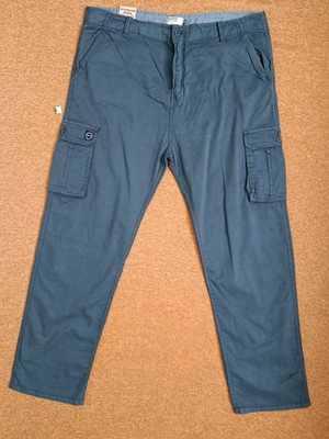 شلوار کتان شش جیب مردانه PULL&BEAR مدل راسته آزاد/ قد 105 / | سایز 42 تا 52 /