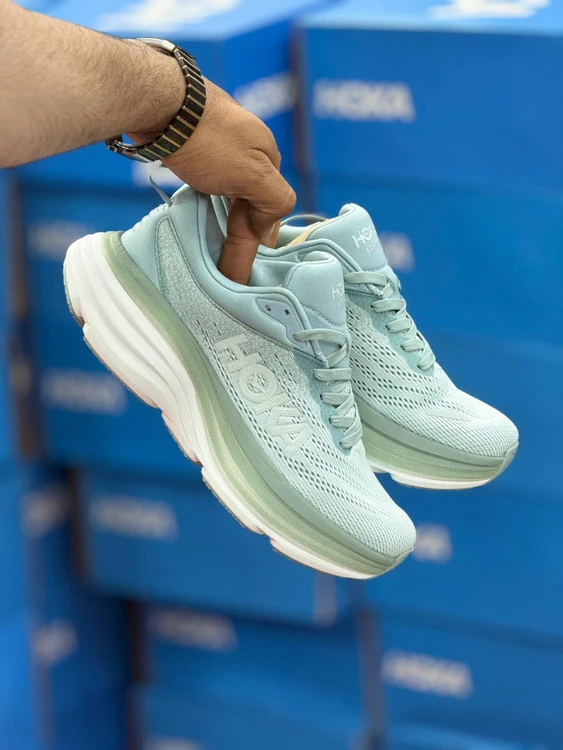 کتونی هوکا مدل باندی ۸ | Hoka Bondi 8 | سایز 38تا۴۵ | ساخت ویتنام | کیفیت مستر