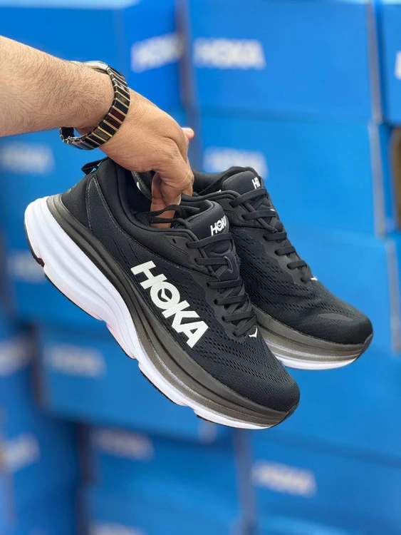 کتونی هوکا مدل باندی ۸ | Hoka Bondi 8 | سایز 38تا۴۵ | ساخت ویتنام | کیفیت مستر