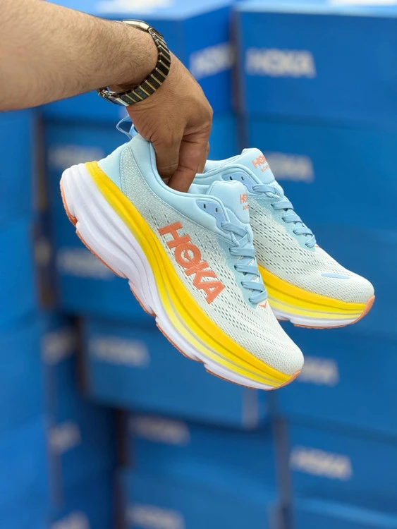 کتونی هوکا مدل باندی ۸ | Hoka Bondi 8 | سایز 38تا۴۵ | ساخت ویتنام | کیفیت مستر
