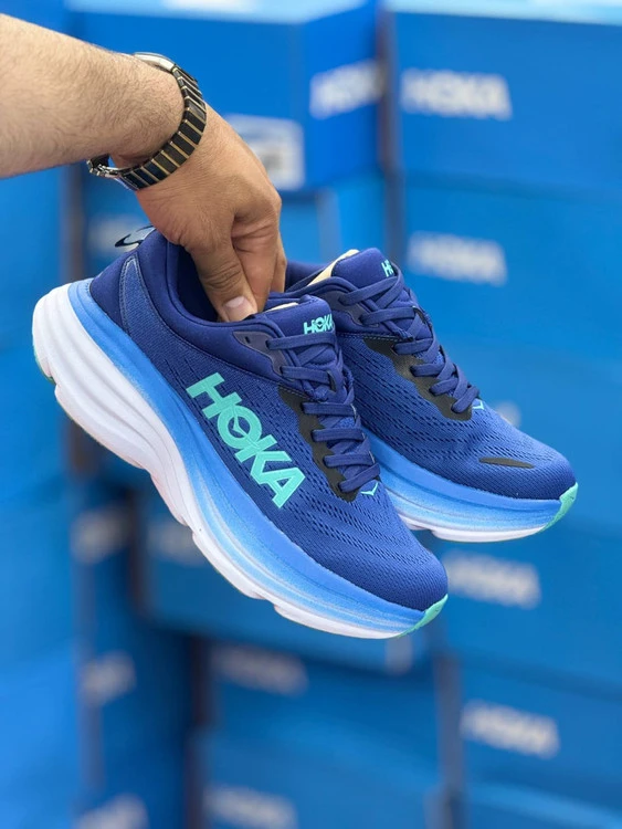 کتونی هوکا مدل باندی ۸ | Hoka Bondi 8 | سایز 38تا۴۵ | ساخت ویتنام | کیفیت مستر