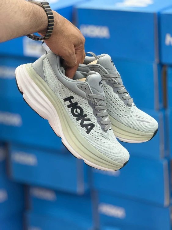 کتونی هوکا مدل باندی ۸ | Hoka Bondi 8 | سایز 38تا۴۵ | ساخت ویتنام | کیفیت مستر
