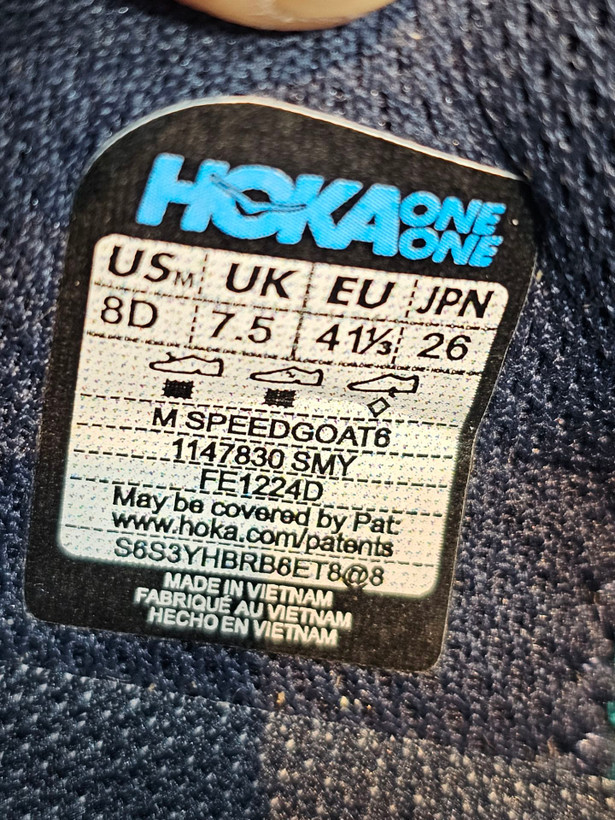 کتونی هوکا | HOKA Speedgoat 6 | سایز ۴۰تا۴۵ | ساخت ویتنام