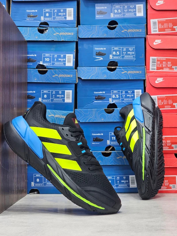 کتونی ادیداس مدل ادیستار سیاس | Adidas Adistar CS | سایز ۴۰تا۴۵ | ساخت ویتنام | کیفیت مستر